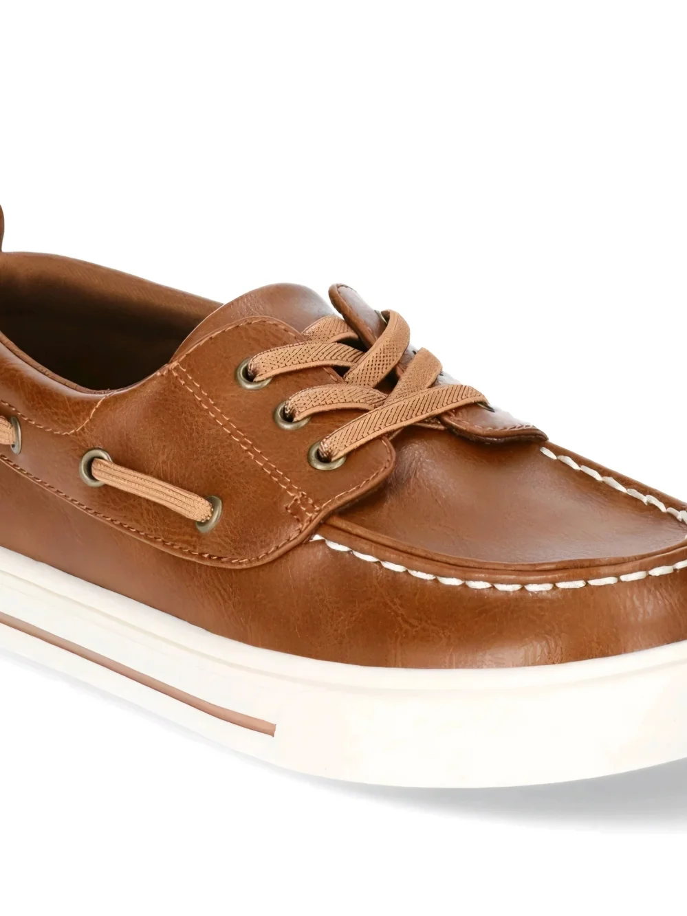 Wonder Nation Little Boys Brown Boat Shoes - Size 10